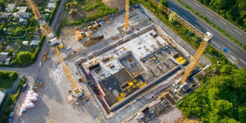 construction site aerial