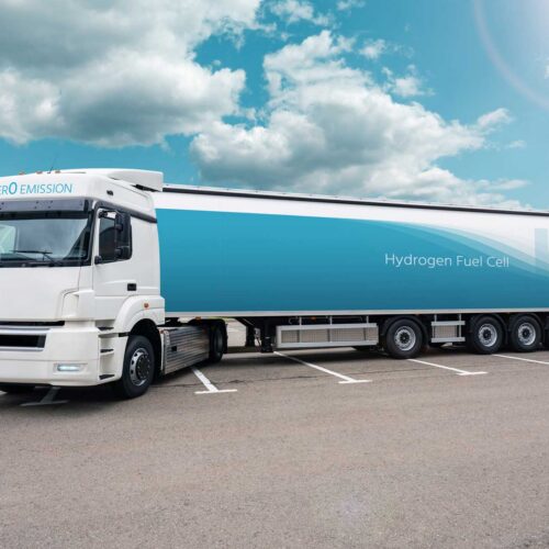 hydrogen fuel cell semi truck