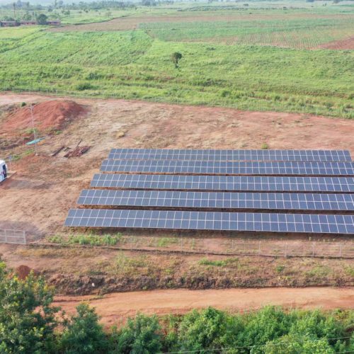 solar panels in fields