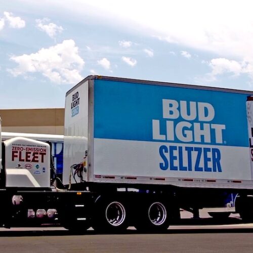 Anheuser-Busch delivery truck