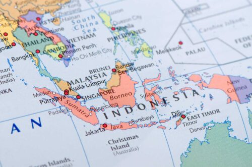 map of indonesia